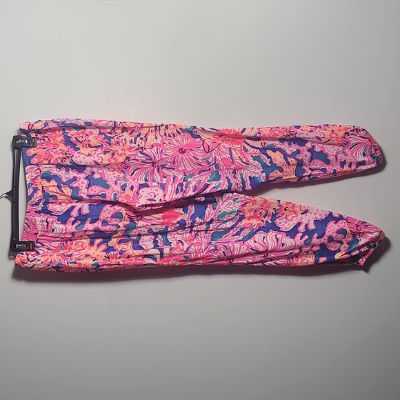 Lilly Pulitzer Vibrant Pink and Blue Joggers - Picture 9 of 12